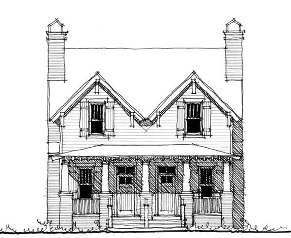 Camden Duplex — featured elevation