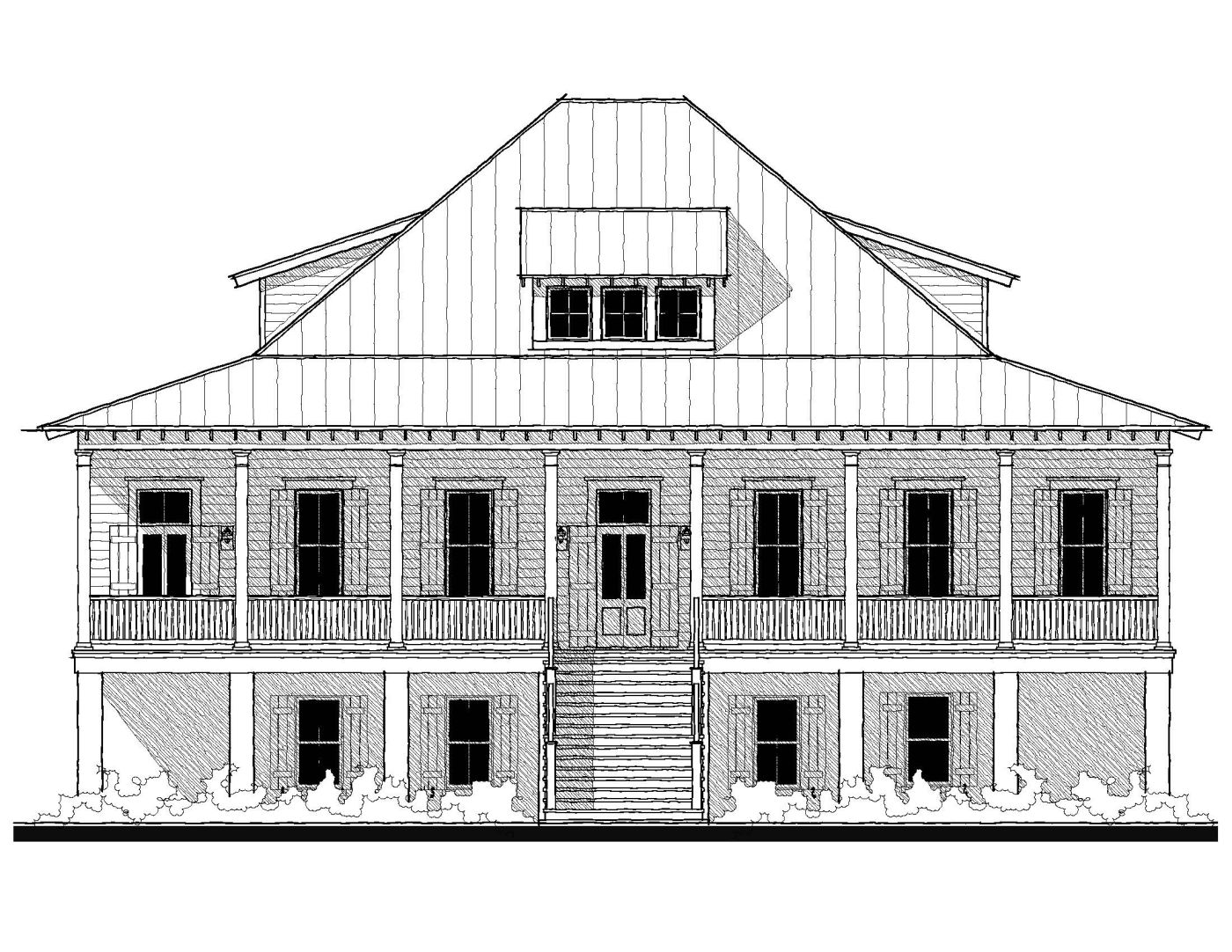 Camp Hatteras (07302) — featured elevation