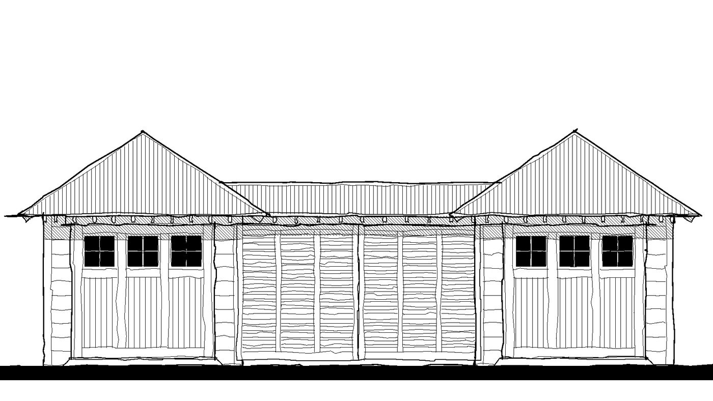 Cart Shed (213188G) — featured elevation