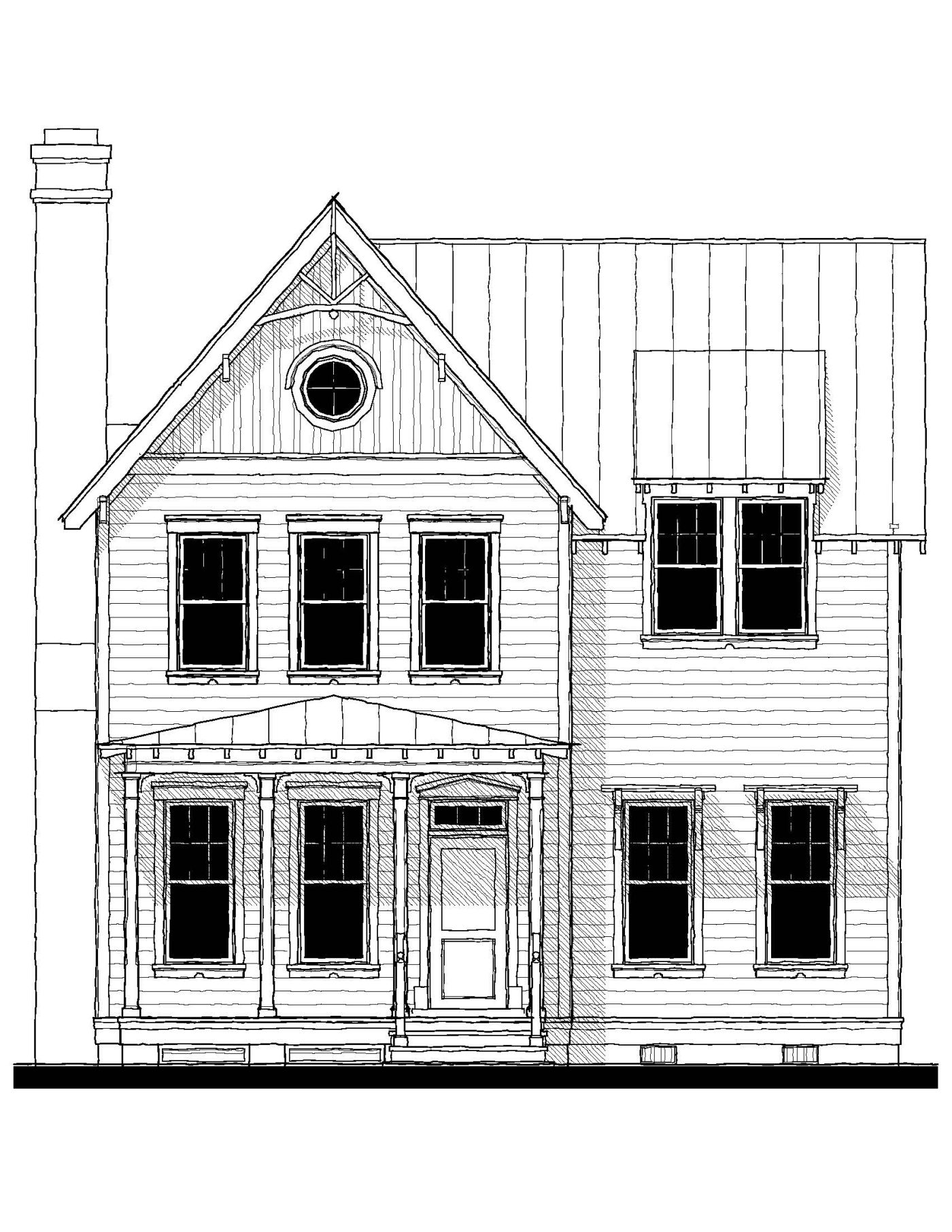 Cassatt Cottage A (13311) — featured elevation