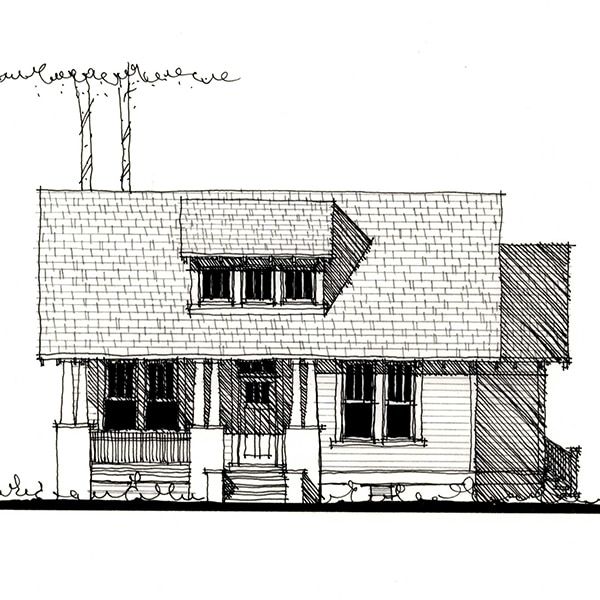 Chesapeake Bungalow — featured elevation