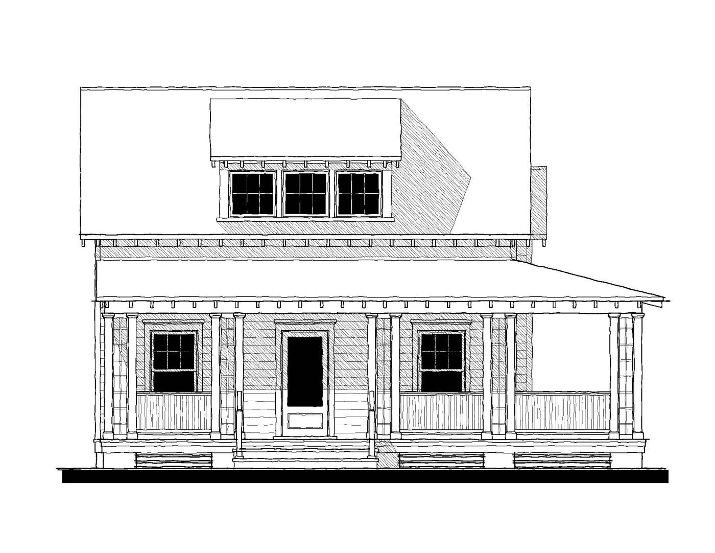 Chincoteague Island Cottage (10399) — featured elevation