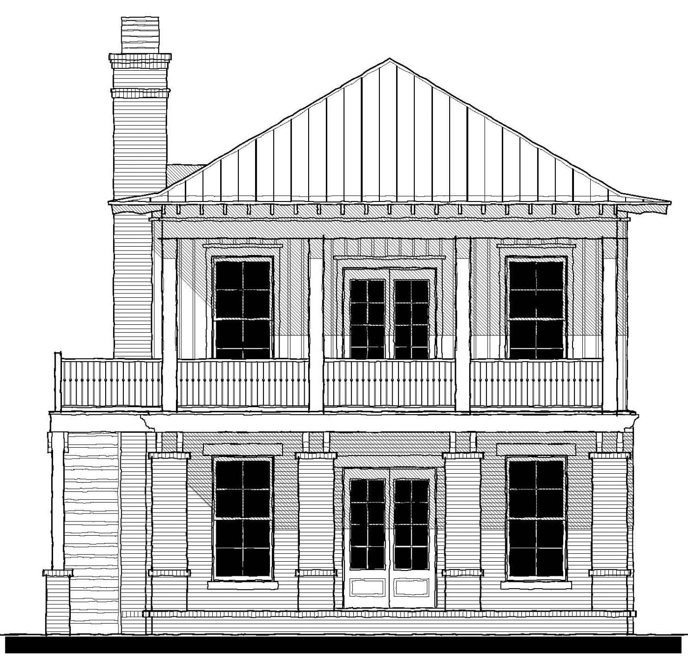 Collins Creek Duplex (203127) — featured elevation