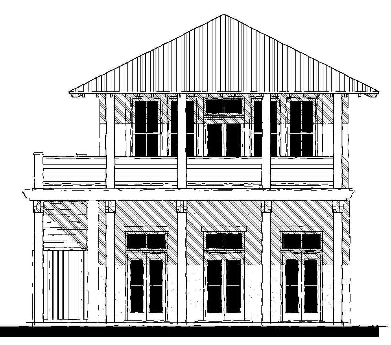 Collins Creek Guest and Garage (183182) — featured elevation