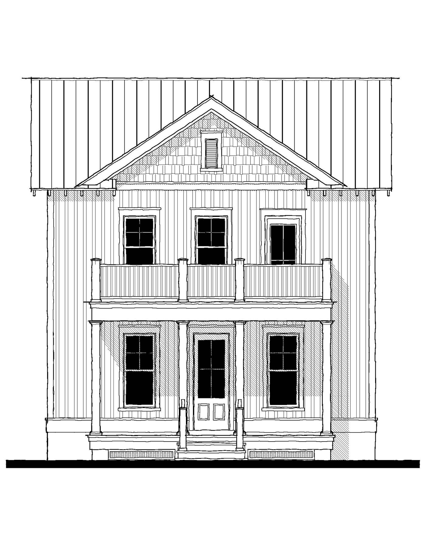 Conroy Cottage (17303) — featured elevation