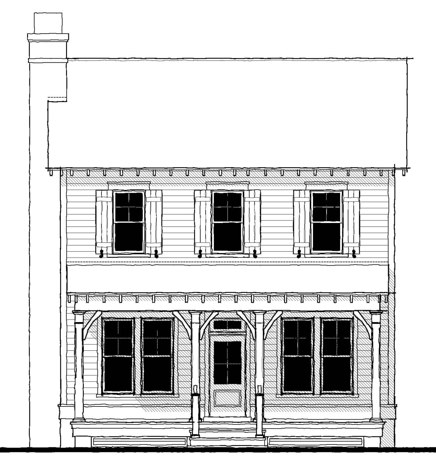 Conroy Cottage (19356) — featured elevation