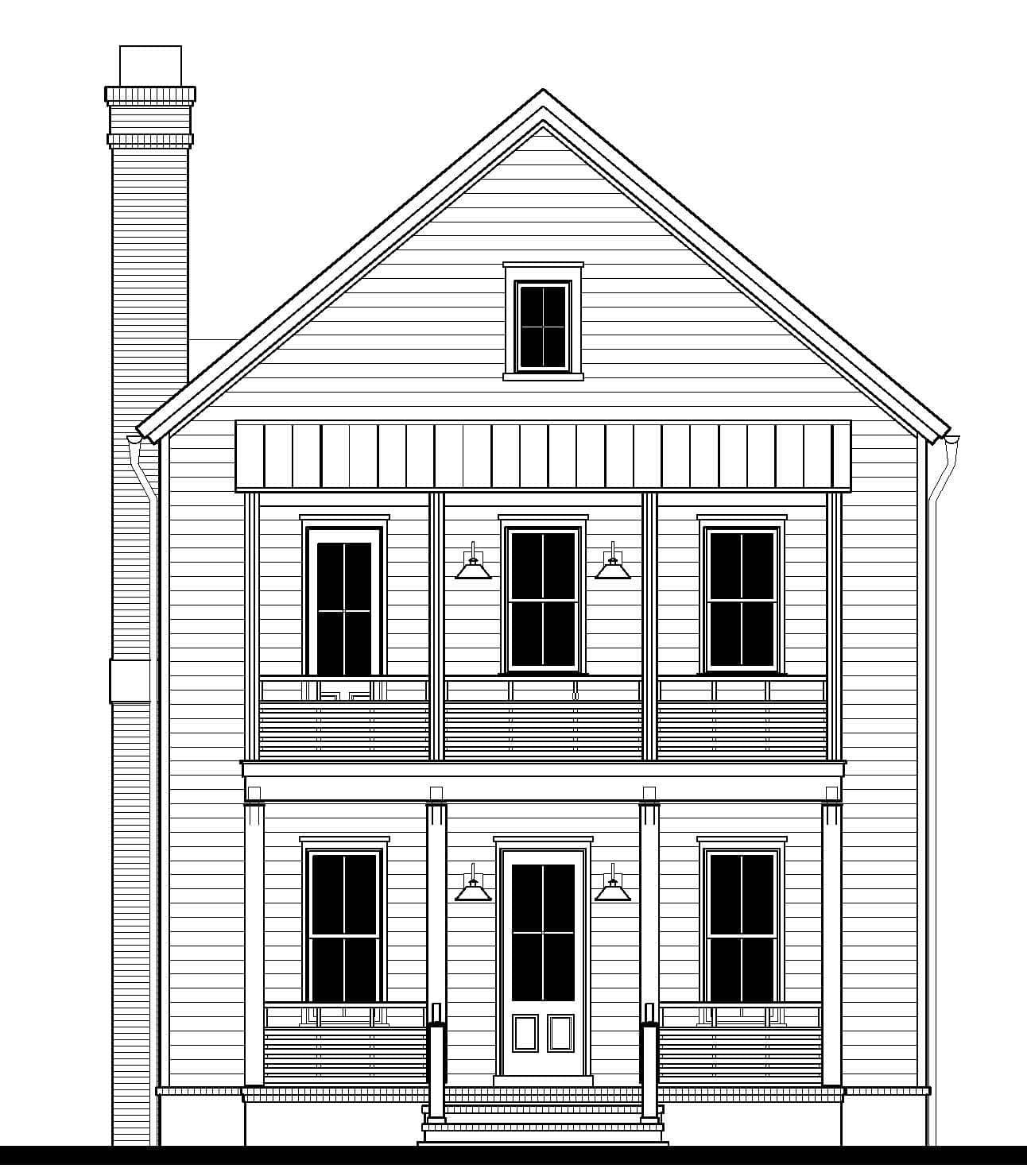 Conroy Cottage (19562) — featured elevation