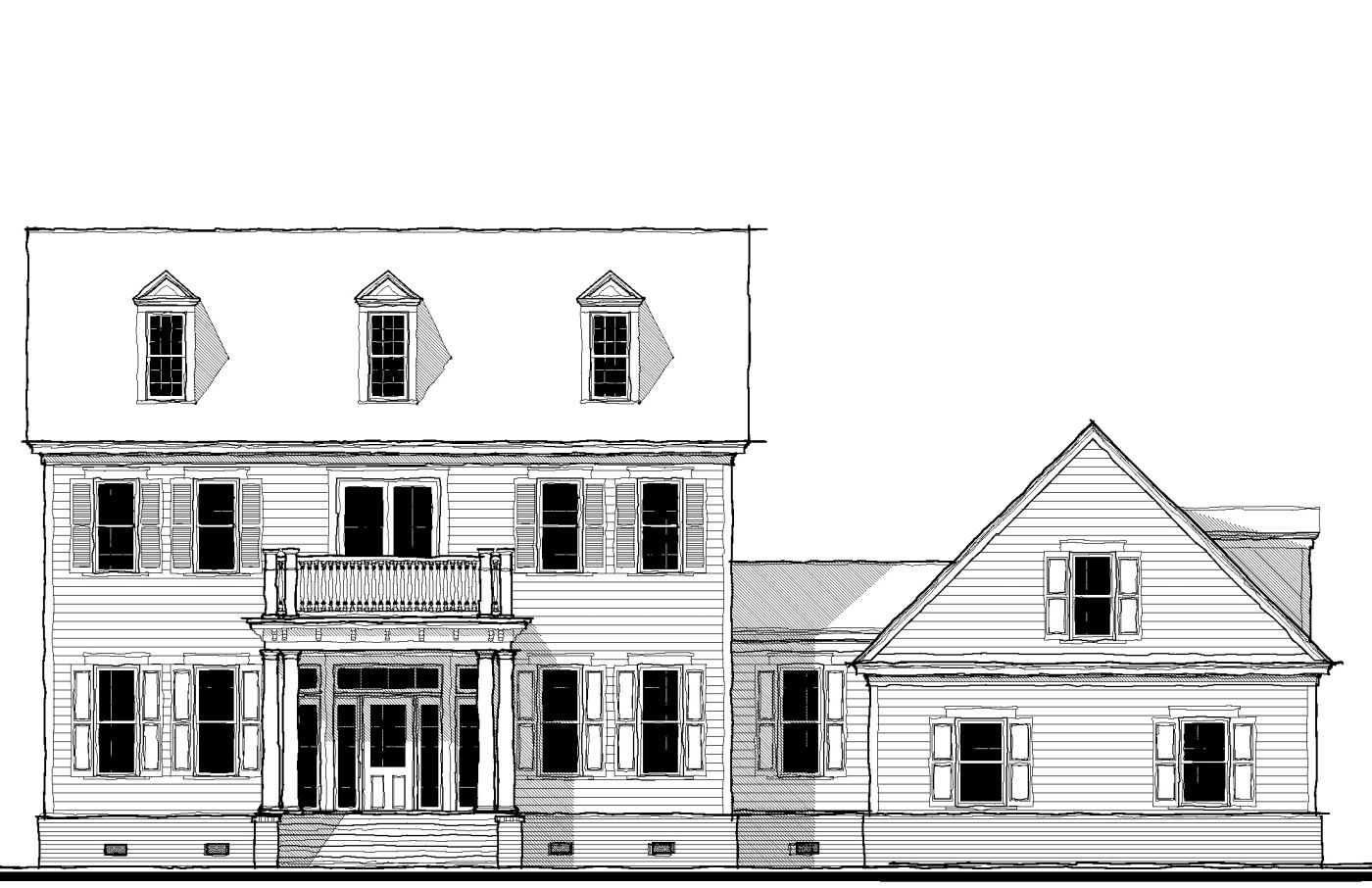 Coosaw Manor (213151A) — featured elevation