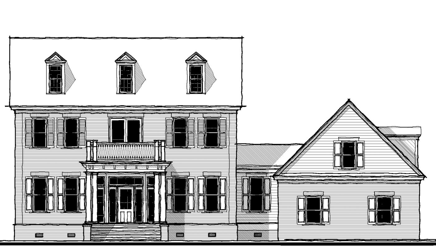 Coosaw Manor (213151B) — featured elevation