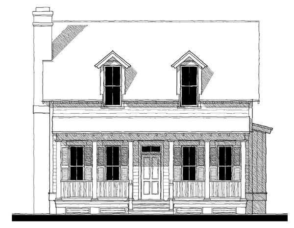 Coosaw River Cottage (12340) — featured elevation