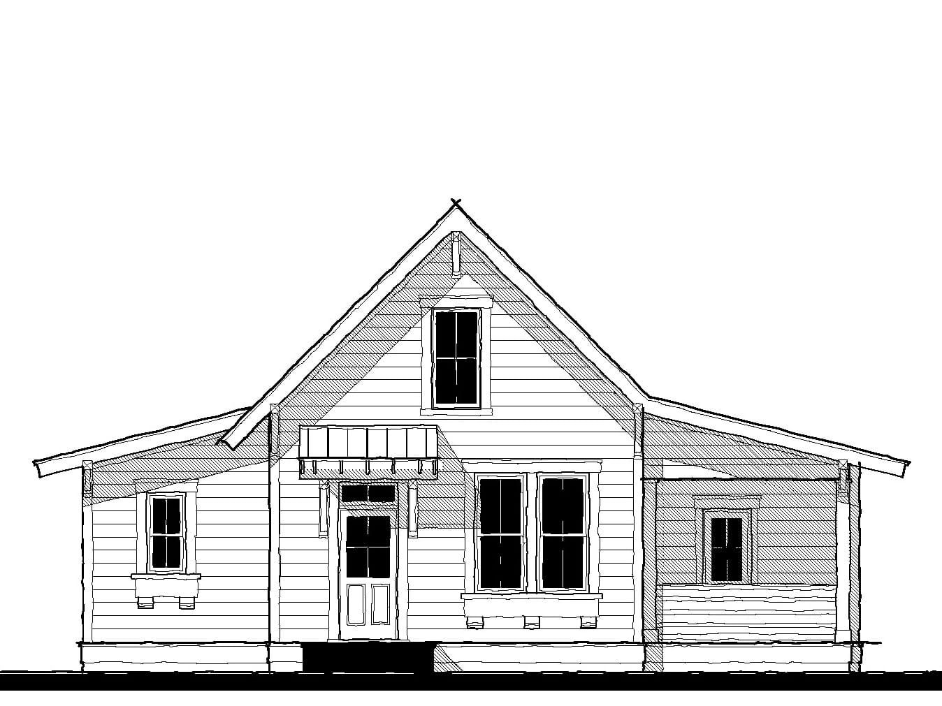 Cordage Cottage (21397C) — featured elevation