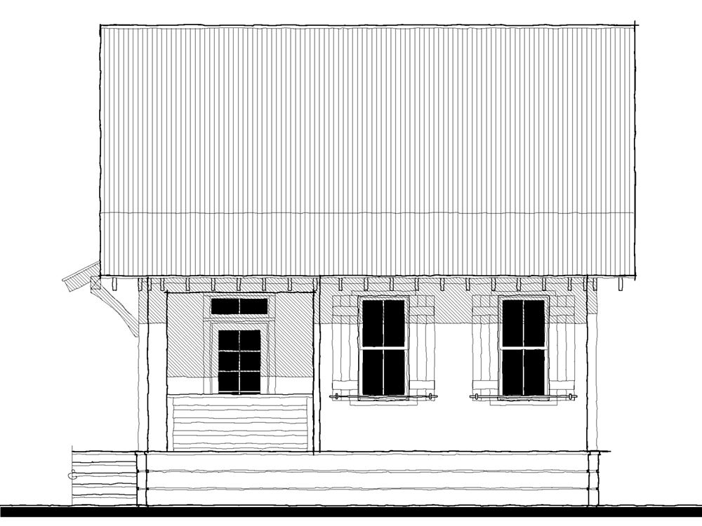 Cordage Cottage (223195B) — featured elevation