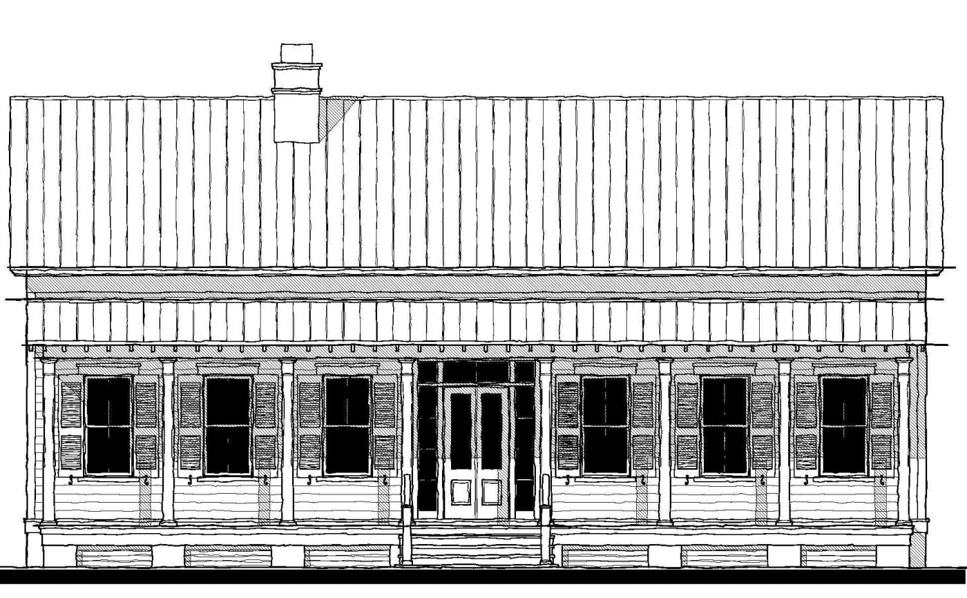 Cracker Cottage (153142) — featured elevation
