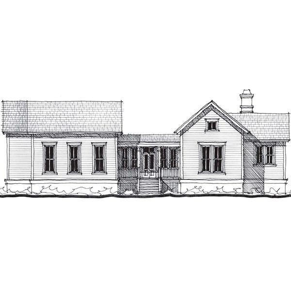 Distant Island House — featured elevation