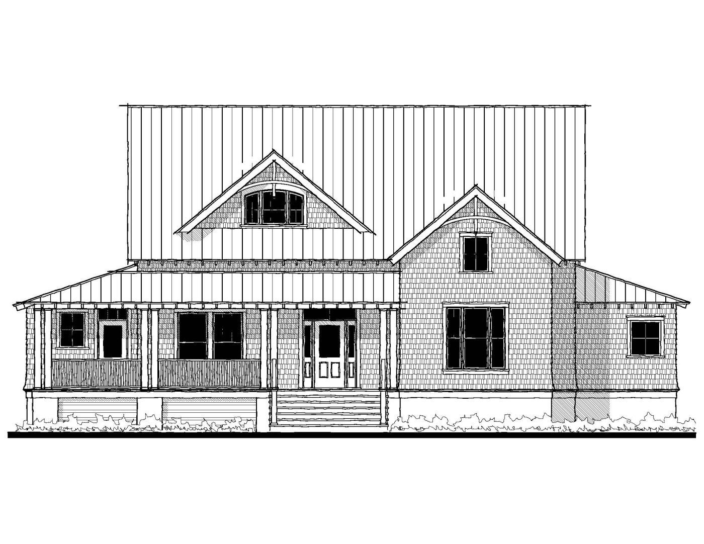 Double Hearth Cottage (11337) — featured elevation