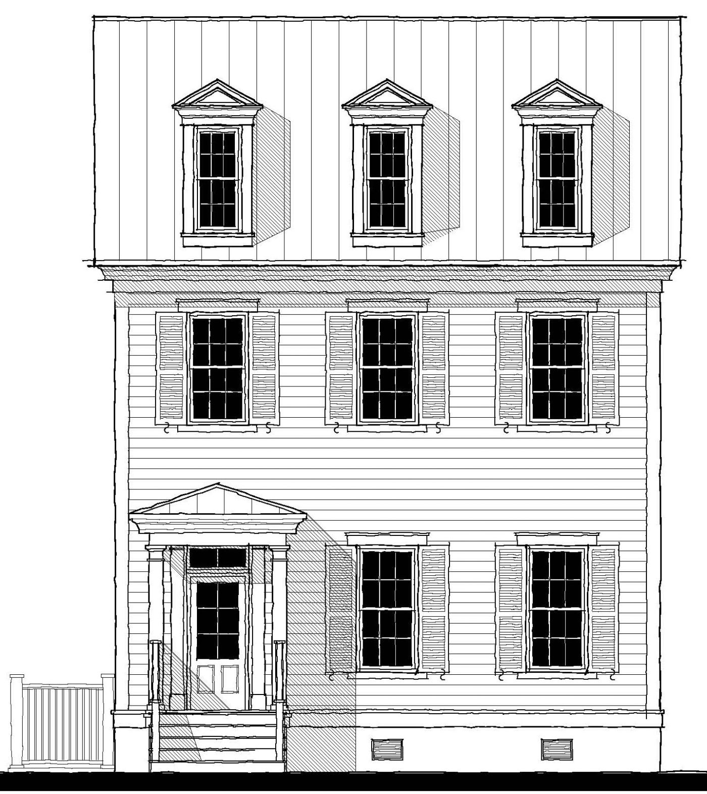 Drayton II (20352) — featured elevation