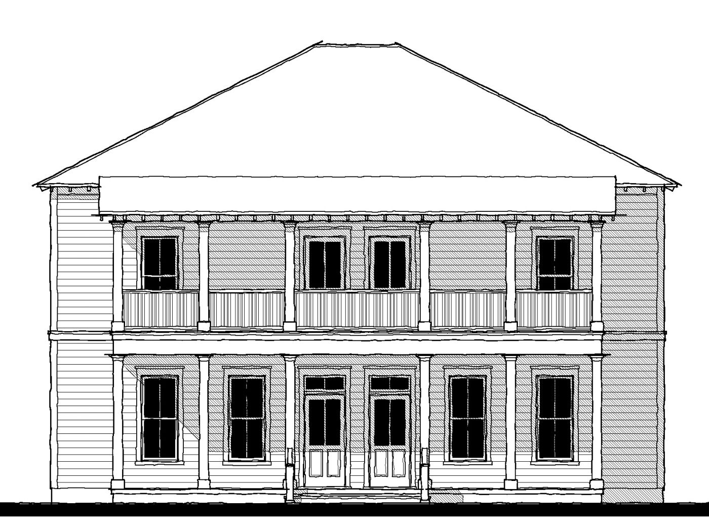 Duplex 19212 B1 — featured elevation