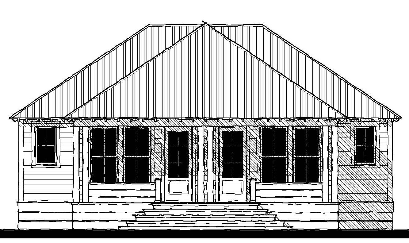 Duplex (203143B) — featured elevation