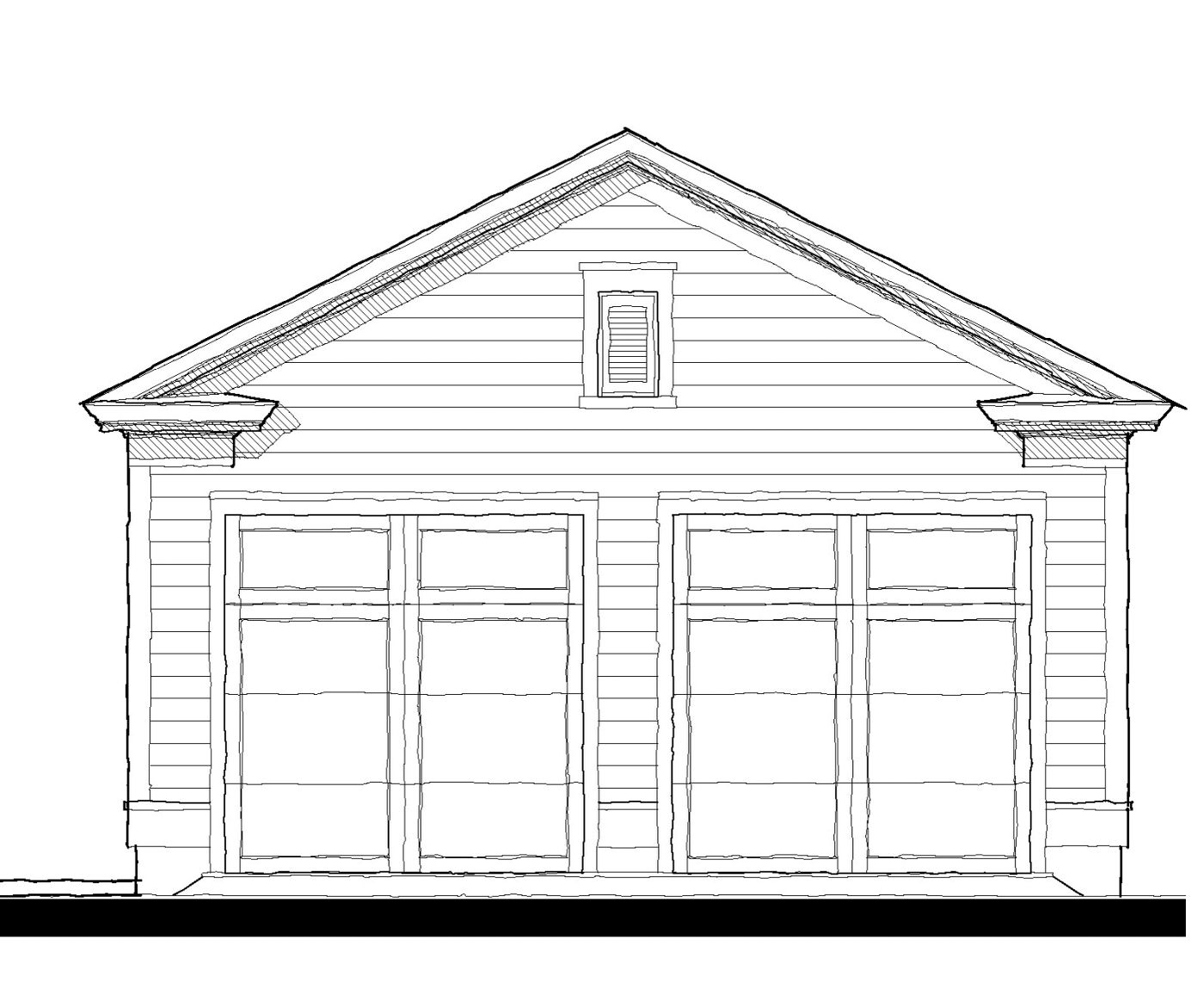 123110 Garage — featured elevation