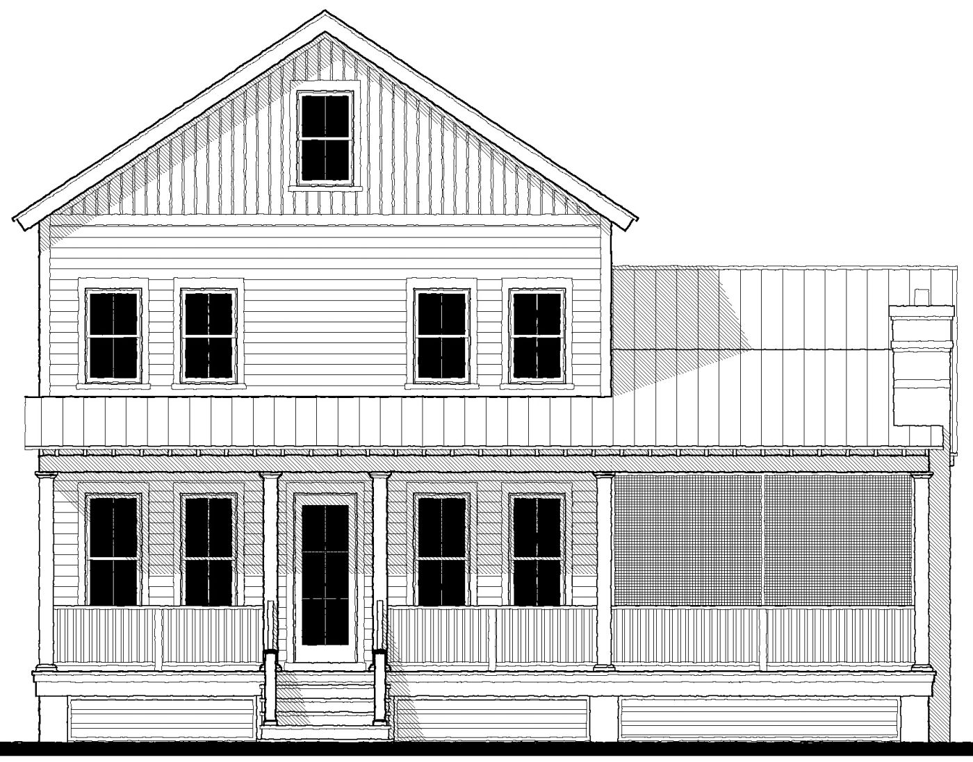 Eufala Cottage (22307) — featured elevation