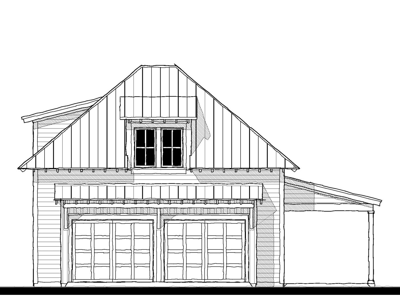 Garage (22302G) — featured elevation