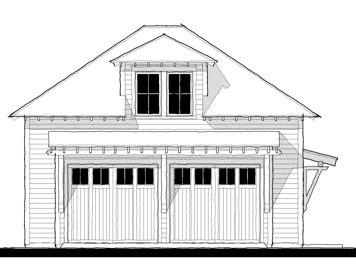 Garage (22354A) — featured elevation