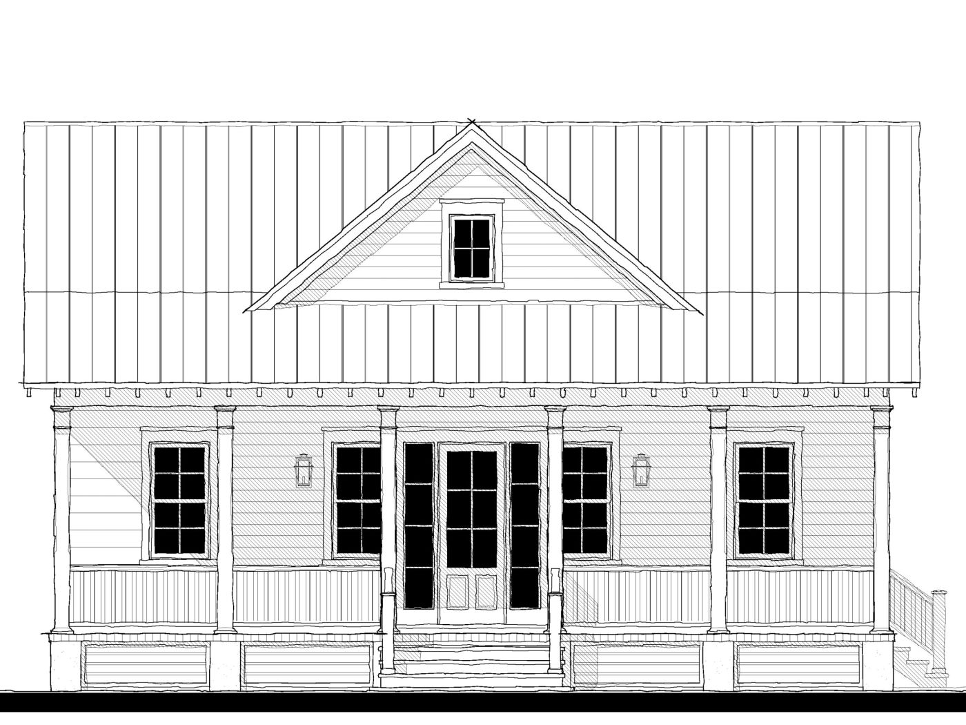 Golf Cottage (23317) — featured elevation