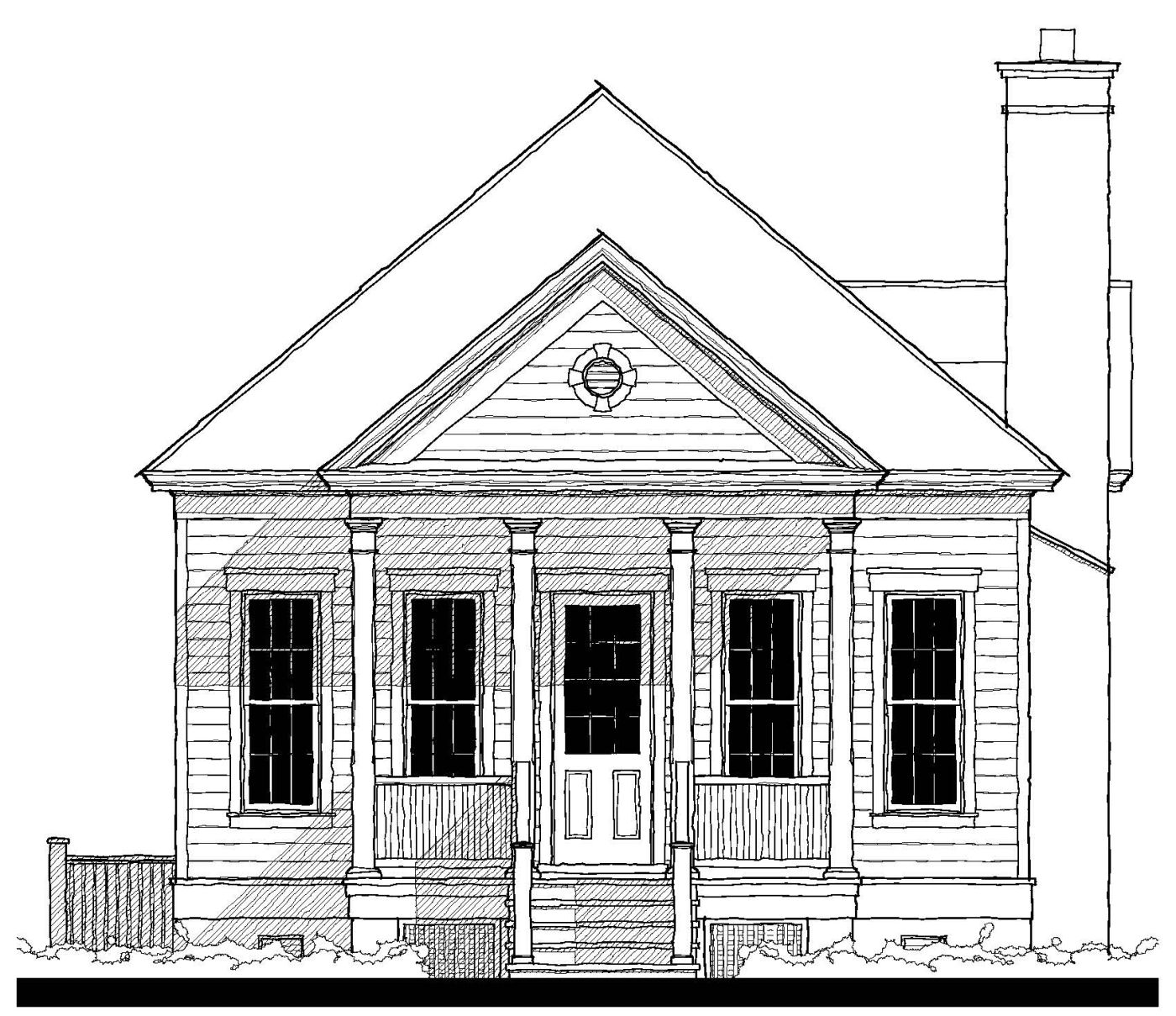 King Street Cottage (04396) — featured elevation