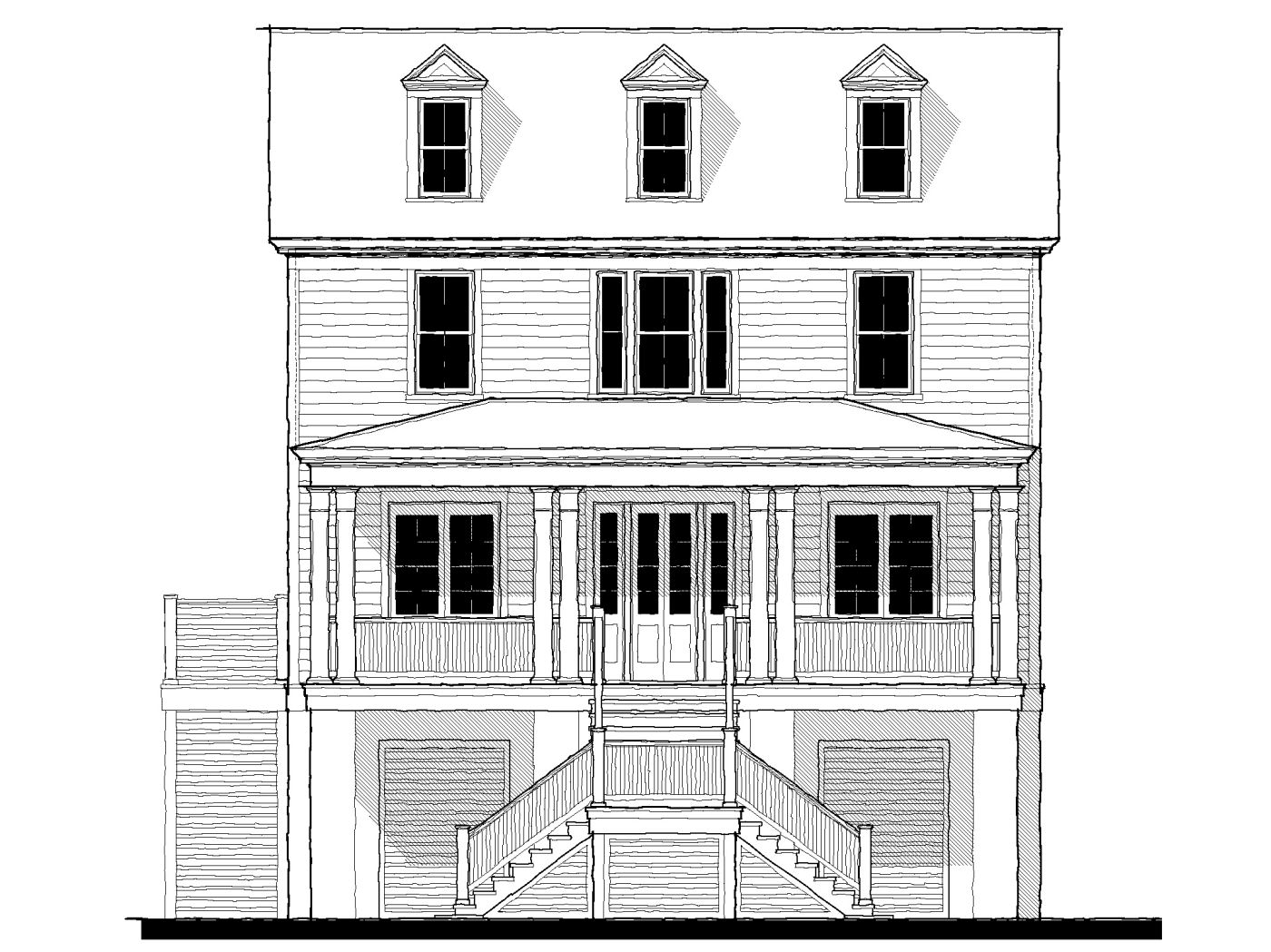 Morgan Hall (22530) — featured elevation
