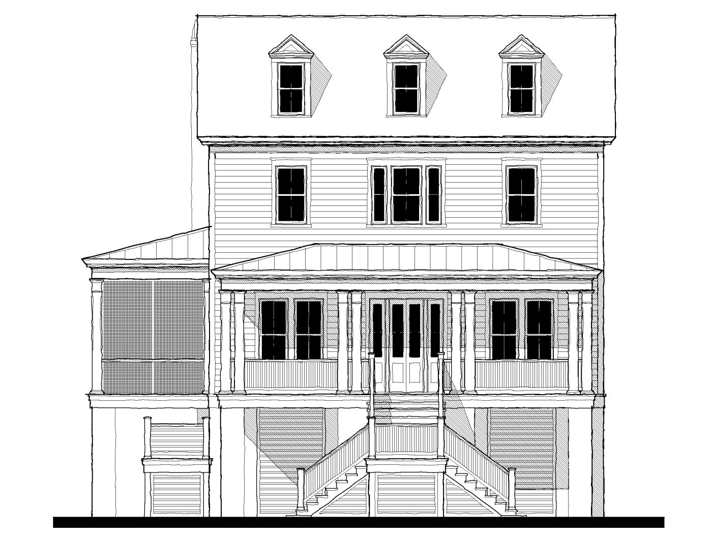 Morgan Hall (23330) — featured elevation