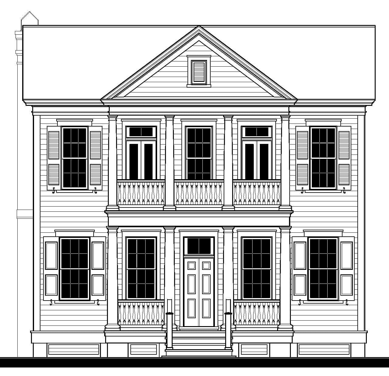 Mount Holly (063187) — featured elevation
