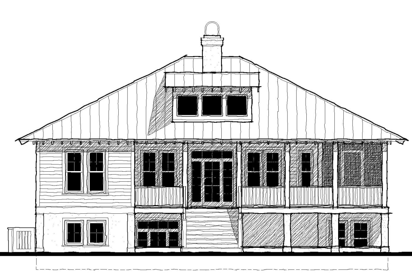 Rutherford's Roost (04702) — featured elevation