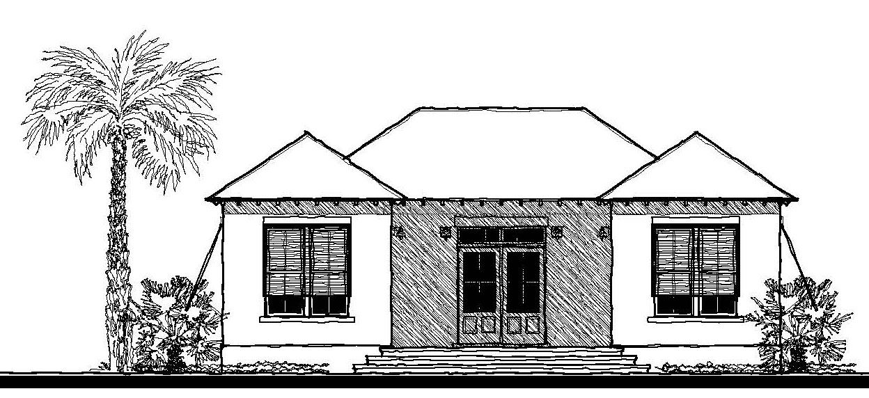 Schooner Cottage (11358) — featured elevation