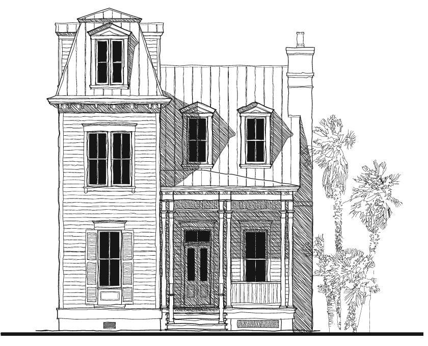 Second Empire Tower — featured elevation