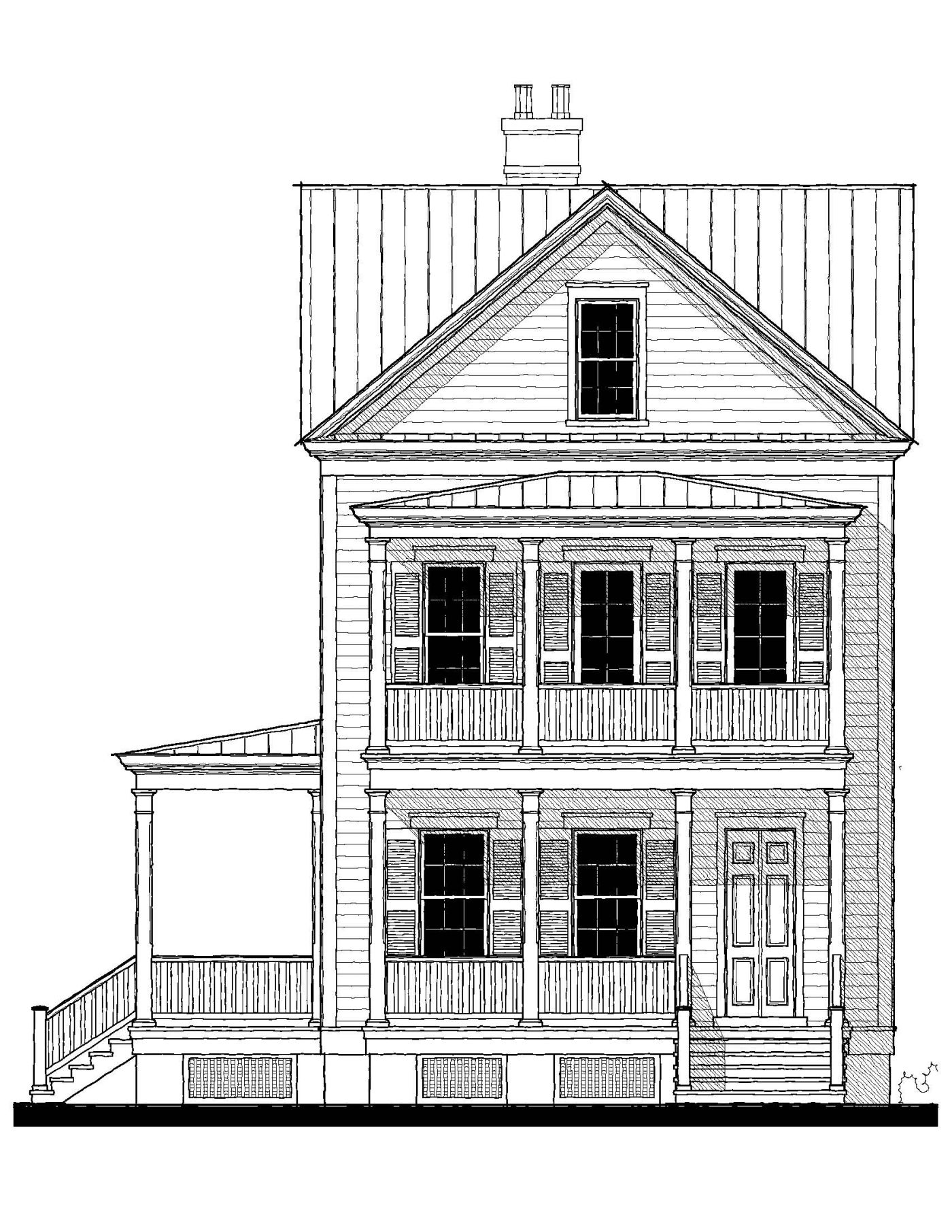 The Boatswain — featured elevation