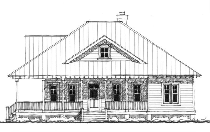 The Inlet Retreat — featured elevation