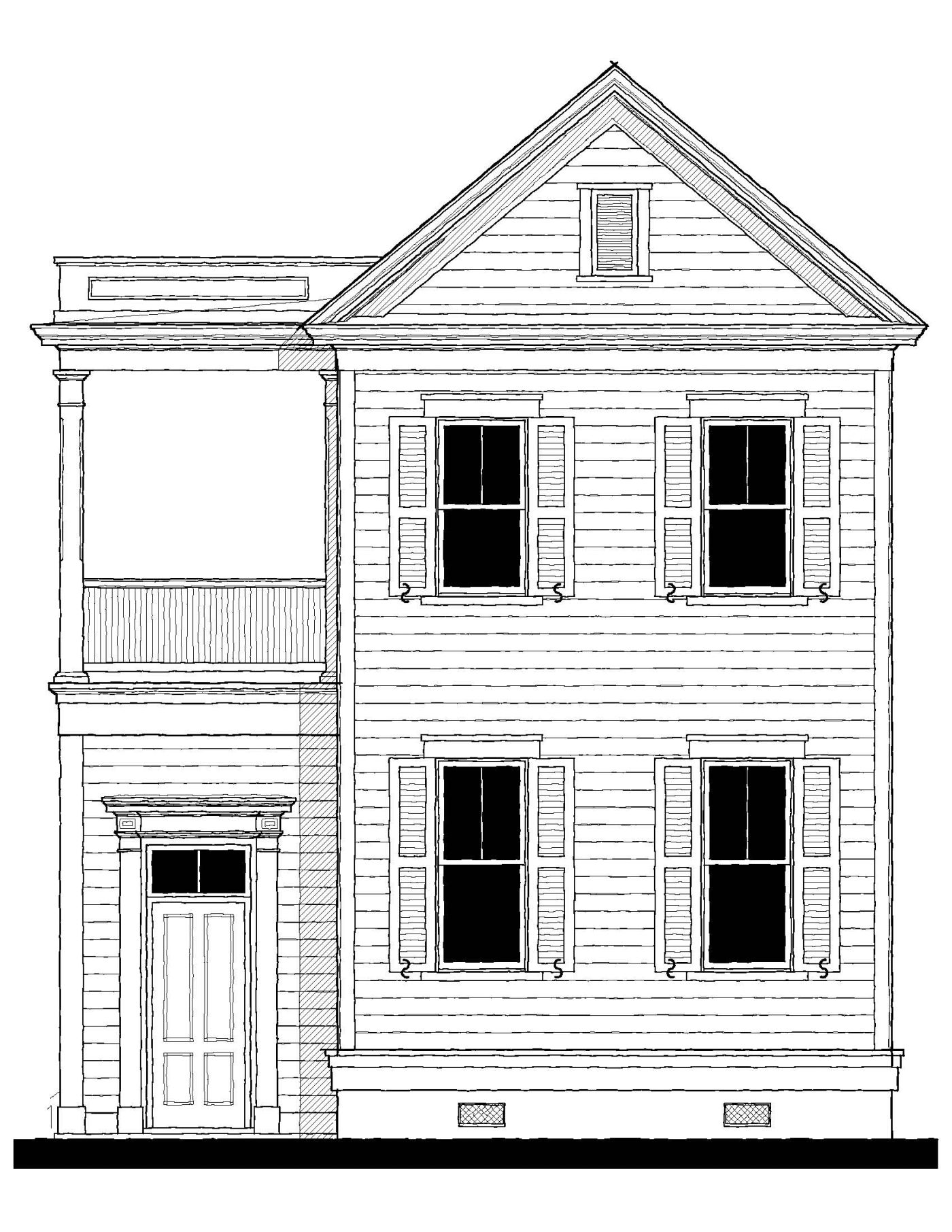The Lyford (11393B) — featured elevation