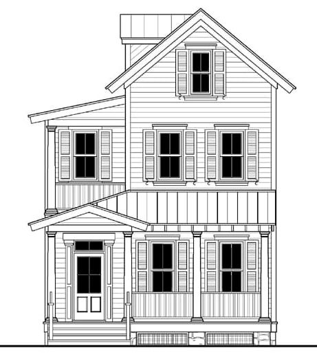 The Olivia (10324F) — featured elevation