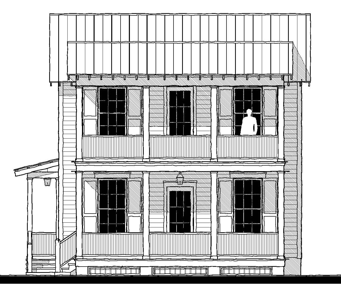 Washington Duplex (19359) — featured elevation