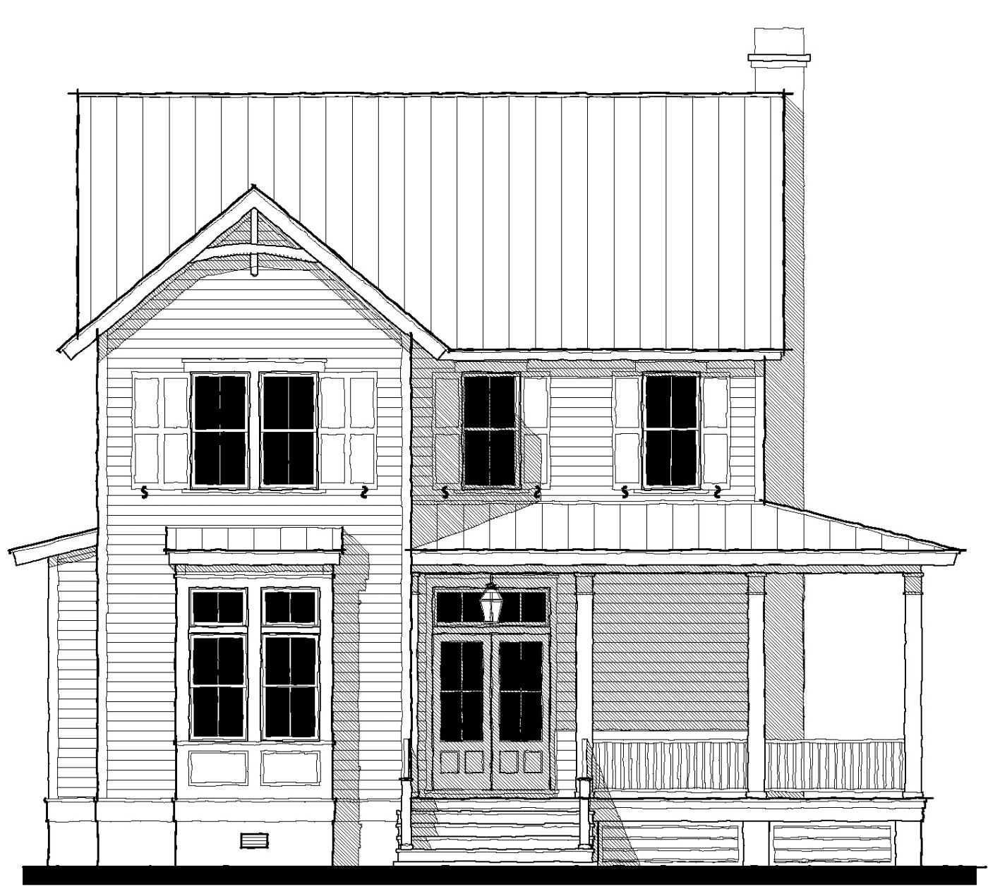 Wenzel Farmhouse (213187) — featured elevation