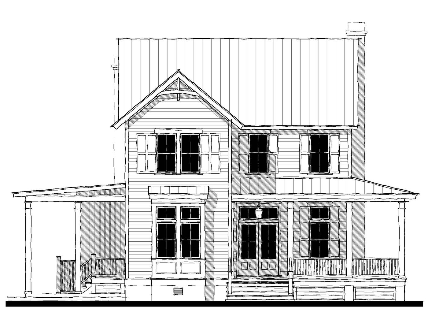 Wenzel Farmhouse — featured elevation