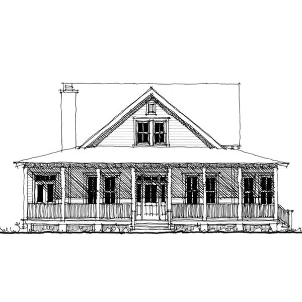 White Hall — featured elevation